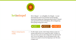 Desktop Screenshot of hetissimpel.nl